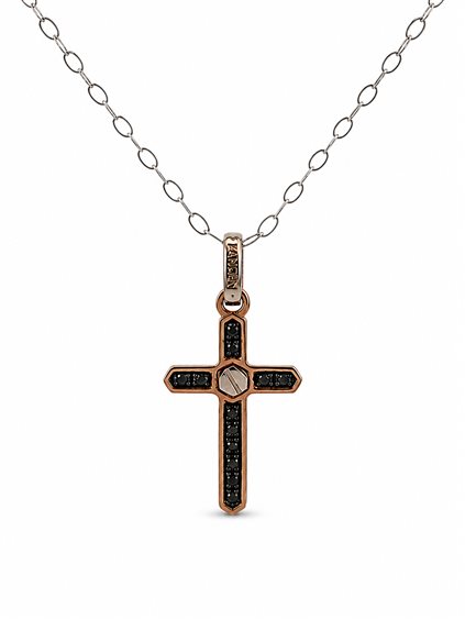 Anhänger Zancan Herr in Gold Diamante Black 0.060 Ct 9200001174996 - 9200001174996